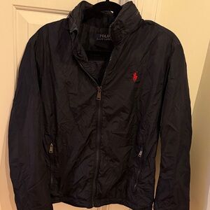 Ralph Lauren Black Windbreaker Jacket